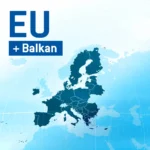 Dátový paušál pre bikeAngel - pokrytie EÚ + Balkán. 1 alebo 2 roky