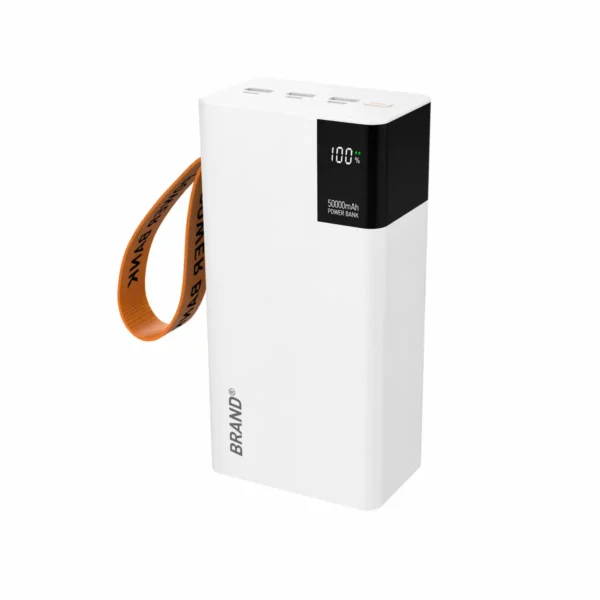 Rýchlonabíjacia Power Banka 50 000 mAh s LED svetlom